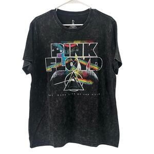 Pink Floyd Unisex Men's Dark Side of the Moon Graphic Band Tee Shirt L Large New